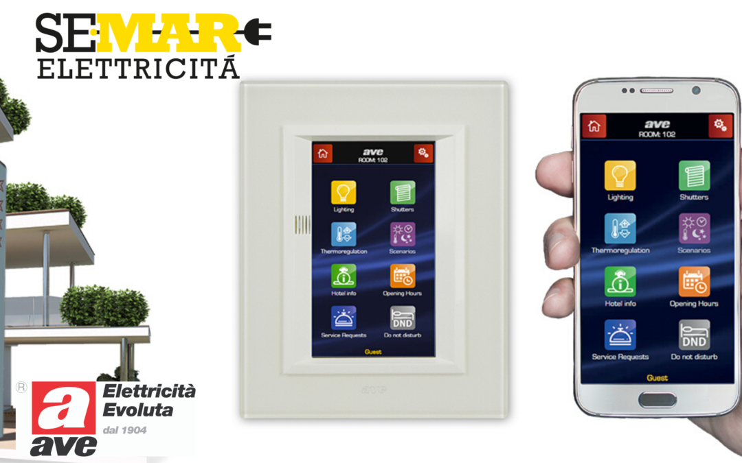 Da AVE arriva l’evoluto mini Touch Screen per hotel