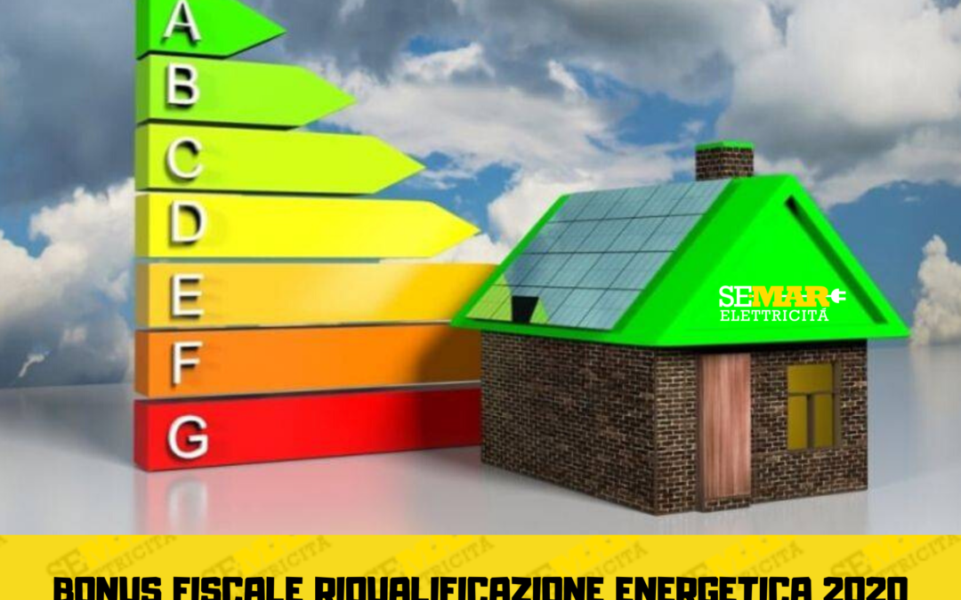 Bonus Fiscale 2020 per riqualificazione energetica