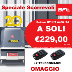 Nuova promo su scorrevoli BFT